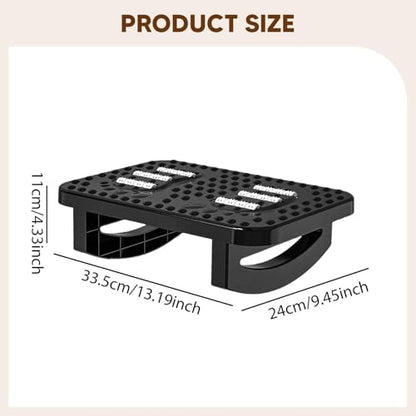 Foot Rest Under Desk Foot Stool Ergonomic with Massage Rocker Balance Board for Support