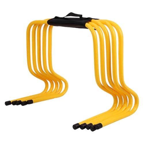 Portable Mini Agility Hurdles Set, Adjustable Height for Speed Training, Ideal for Football and Athletic Jumping Drills