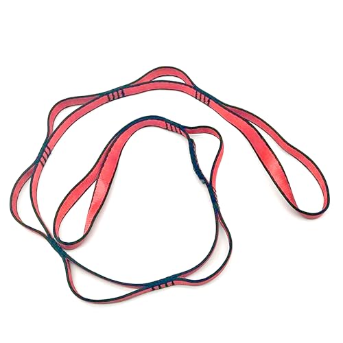 2Pcs Adjustable Anti-Gravity Chrysanthemum Swing Flying Stretch Belt Rope Climbing Daisy Chains Extension Yoga Belt Hanging - color: Red, size: 1.5M