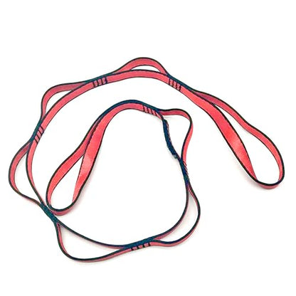 2Pcs Adjustable Anti-Gravity Chrysanthemum Swing Flying Stretch Belt Rope Climbing Daisy Chains Extension Yoga Belt Hanging - color: Red, size: 1.5M