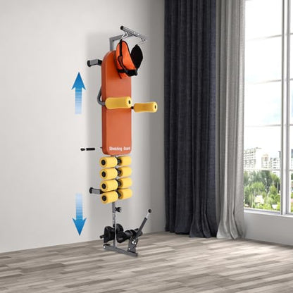 Lumbar Decompression Table with Cervical Traction Full Body Stretching Device for Neck Back Knee Hip Pain Relief Up to 264.5 lbs Weight Capacity