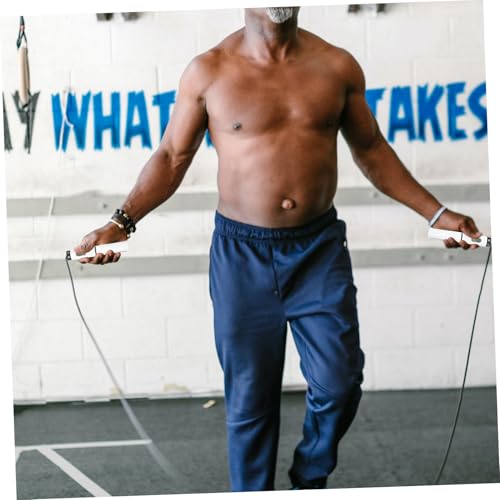 Ropeless Digital Jump Rope with Counter Adjustable Indoor Skipping Rope for Fitness Workout for Weight Loss and Home Exercise