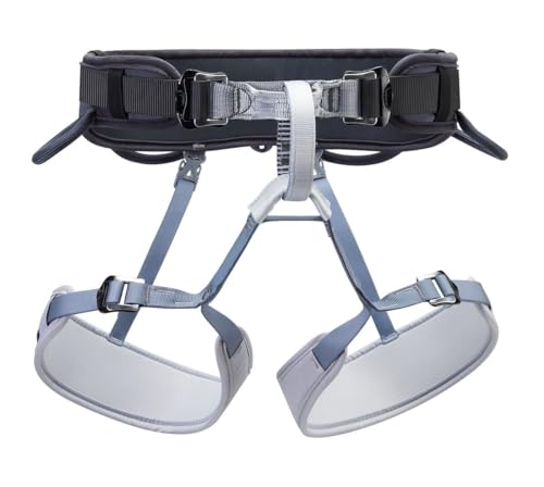PETZL CORAX Harness - Versatile and Fully Adjustable Rock Climbing, Ice Climbing and Mountaineering Harness - color: Dark Gray, size: X-Small/Medium