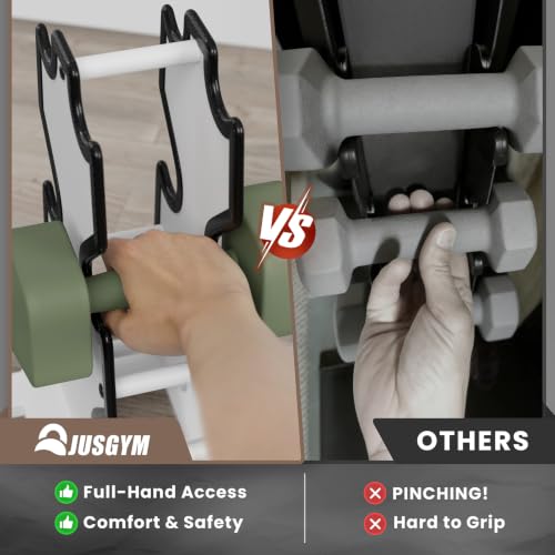 Dumbbell Rack Stand Only, 7-Tier | 5-Tier | 3-Tier Weight Rack for Dumbbell - color: White, size: 3 Tier