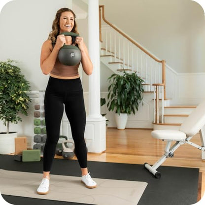 WeGym Soft Kettlebells and Kettlebell Sets for Home Strength Training - color: Forest-3 PCS, style: 10+15+20LB