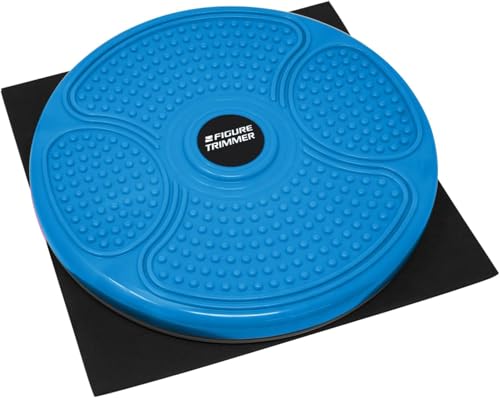 Daiwa Felicity Figure Trimmer Ab Twister Board - Waist Twister Machine for Core & Abs Exercise - Waist Twisting Fitness Tool, Dizzy Disc Twist Board for Slimming Workout & Reflexology - color: Blue