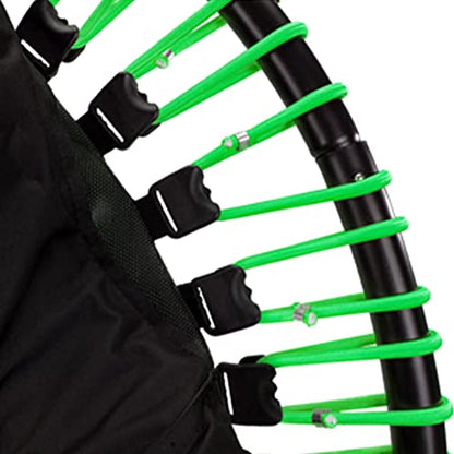 LEAPS & REBOUNDS Fitness Rebounder - 48 in Adjustable Stability Bar