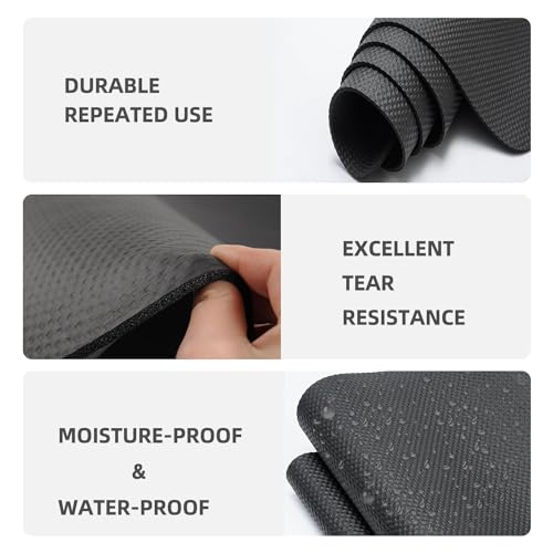 Bike Mat,Treadmill Mat,Compatible for Elliptical,Exercise Bikes, Stationary Cycles,Spin Bike,Under Exercise Bike Trainer Pad for Indoor Stationary Gym Fitness Equipment Hardwood Floor Protector