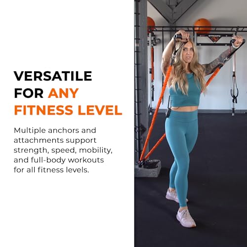 Stroops VITL Slastix Resistance Bands Set, All-in-One Full Body Workout Kit - color: Black, size: Full Kit
