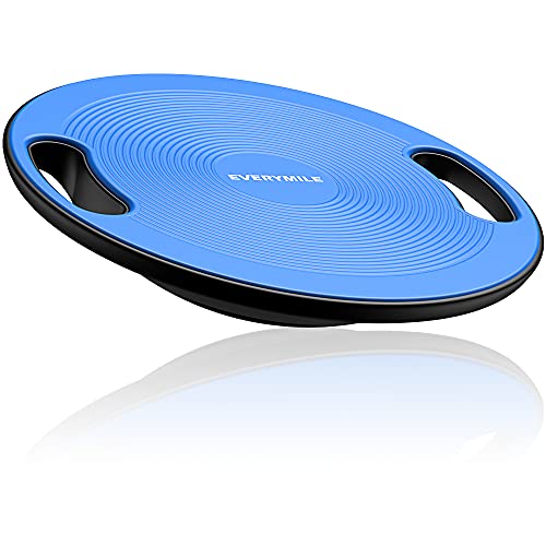Wobble Balance Board, Exercise Balance Stability Trainer Portable Balance Board with Handle for Workout Core Trainer Physical Therapy & Gym No-Skid Surface