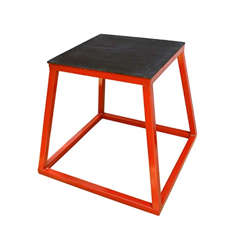 Ader Sporting Goods Plyometric Platform Box Set- 12", 18", 24" Red