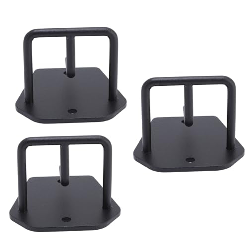L Shaped Exercise Band Wall Anchor Heavy Duty Metal Mount for Home Gym Space Saving Workout Anchor with 300lbs Capacity