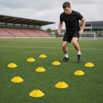 Agility Training Equipment Set, Football Speed Training Kit, Soccer Cones & Agility Hurdles,