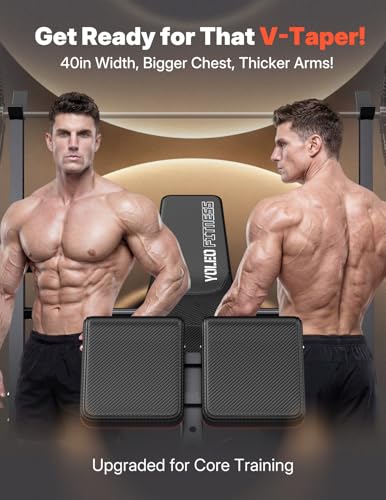 YOLEO 880-1980Lbs Standard/Olympic Weight Bench with Rack, Foldable Bench Press Set Home Gym Strength Series for Beginner/immediate/Advanced Fullbody Workout