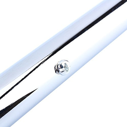 Door Pull Up No Screws Pull Up D Chin Multi Purpose Indoor Gym for Home Gym Exercise Electroplate Steel with Non Slip Foam Pads Rubber Stoppers