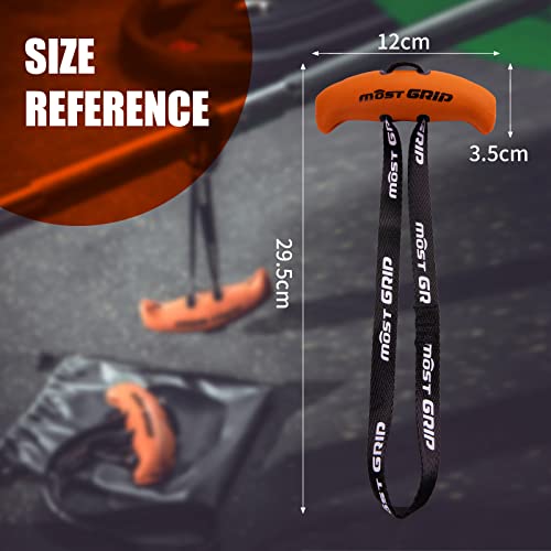MOST Neutral Grip Pull Up Handles for Home Gym Workout, Ergonomic Pull Up Grips with Non-Slip for T-bar Row