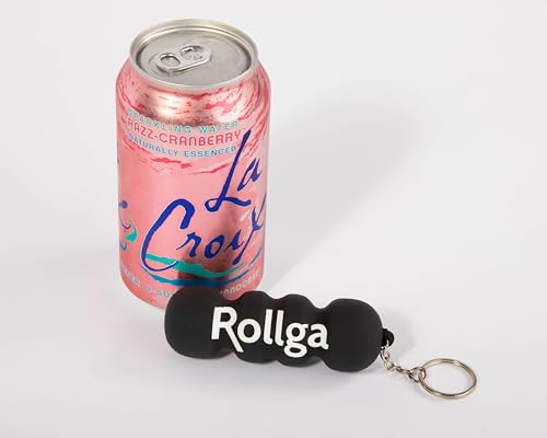Rollga Micro - The Better Hand & Foot Roller for Plantar Fasciitis, Deep Tissue Massage, Physical Therapy, & Trigger Point Release. More Targeted Pressure Than A Lacrosse Ball. Solid Rubber.
