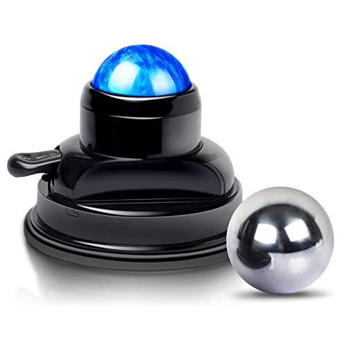 Massage Ball, Mountable Muscle Massage Roller for Pain Relief, Suction Cup Self Back Massager Roller and Trigger Point Massager to Relieve Muscle Knots, Hands-Free - 2 Balls - style: 1 - Pack - Mountable Ball