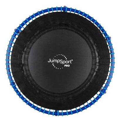 JumpSport 350 PRO 39 Inch Fitness Trampoline Indoor Rebounder Cardio Workout Equipment 300 lb Capacity - color: Soar