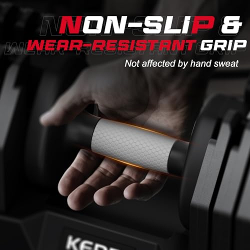 Keppi Adjustable Dumbbells Set of 2, Quick Adjust Weights for Home - style: 60LB-Pair