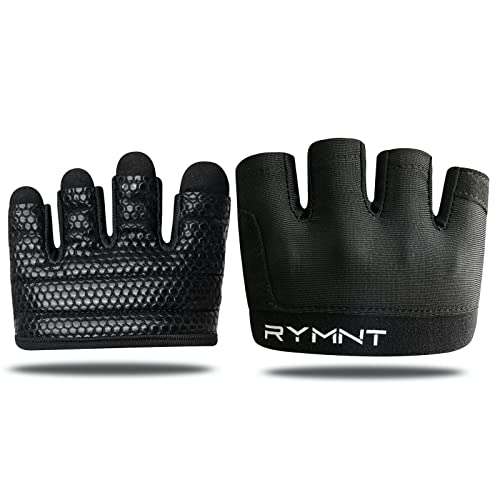 Minimal Workout Gloves,Short Micro Weight Lifting Gloves Grip Pads with Full Palm Protection & Extra Grip for Men Women Weightlifting,Gym,Cross Training,Powerlifting,WODs.