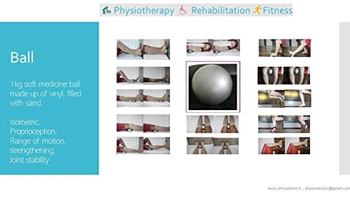 Spancare 1kg, Toning Ball, Soft Medicine Ball 1kg, Isometric Ball