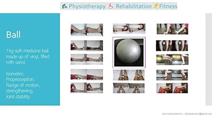 Spancare 1kg, Toning Ball, Soft Medicine Ball 1kg, Isometric Ball