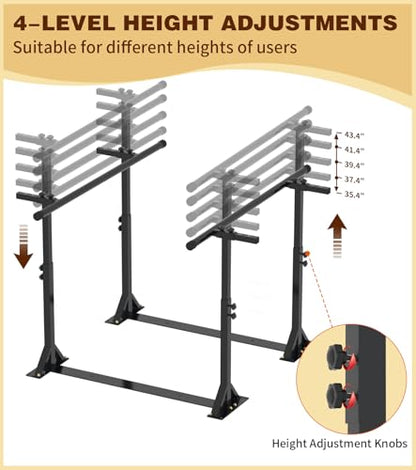 Physical Therapy Parallel Bars - Adjustable Height and Width