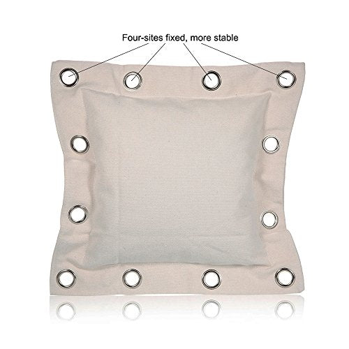 Canvas Wall Bag for Wing Chun Kung Fu Boxing Training Punch Bag Striking Sand Bag - color: White