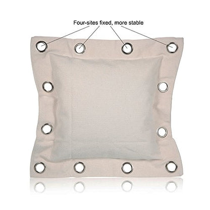Canvas Wall Bag for Wing Chun Kung Fu Boxing Training Punch Bag Striking Sand Bag - color: White