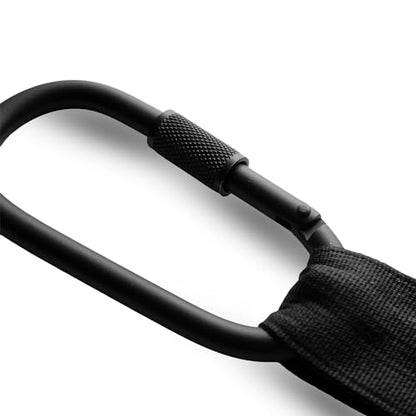 Gymreapers Hanging Ab Straps for Pull-Up Bar - Hang Bar Assist Strap & Strength Workout Equipment, Padded Adjustable Arm Supports with 2 Steel Carabiners for Leg Raises, Abdominal & Core Training