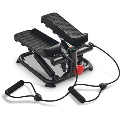 Sunny Health & Fitness Mini Stepper w/LCD Monitor & Adjustable Step Height - color: Black