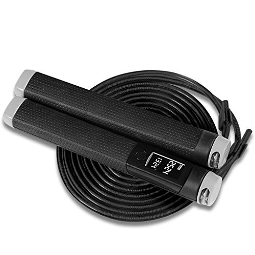 Jump Rope Digital Counter for Indoor/Outdoor Fitness Training Boxing Adjustable Calorie Skipping Rope Workout
