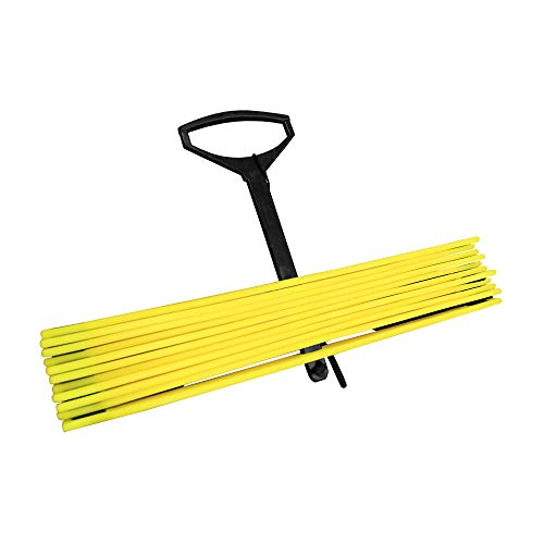 Amber Fight Gear Feet Speed and Agility Training Ladder for High-Intensity Training in Boxing, Soccer, Football, Lacrosse, and Ice Hockey - Improve Your Footwork and Coordination, 15 Feet