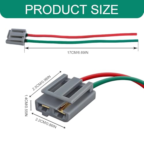 170072 HEI Distributor Pigtail Wire Harness, Electrical Wiring Harness, 12V Battery and Tachometer Power Pigtail Connector Plug, Ignition Coil Tach Connector Accessories for RV Chevy GM