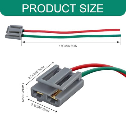 170072 HEI Distributor Pigtail Wire Harness, Electrical Wiring Harness, 12V Battery and Tachometer Power Pigtail Connector Plug, Ignition Coil Tach Connector Accessories for RV Chevy GM