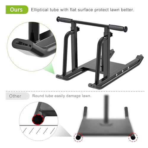 Kipika Weight Sled, Workout Sled, Fitness Strength Training Sled, Speed Training Sled for Athletic Exercise, Speed Improvement, Easily Through Obstacles, Suitable for 1" & 2" Weight Plate - color: D- Black