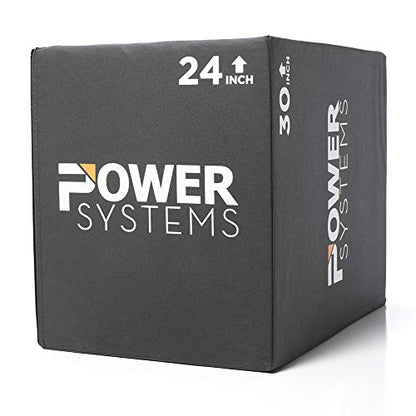 Power Systems 3-in-1 Foam Plyo Box - size: 16" x 20" x 24"