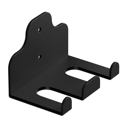 XZHXFX Barbell Wall Holder,Barbell wall Mount Hanger, - color: Black 2 hooks