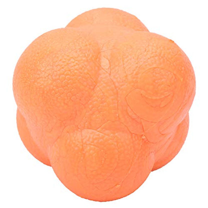 3Pcs Irregular Shape Reaction Ball Set, Hand Eye Coordination Training Balls, Agility Trainer for Fitness, Hexagonal Design with Unpredictable Bounce, Sturdy TPR Material