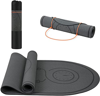 Jump Rope Mat 71"/63"x24" Larger Non-Slip Indoor Outdoor Exercise Fitness Mat, High-Density Workout Shock Absorption for Home Gym Flooring Concrete Jumping Rope