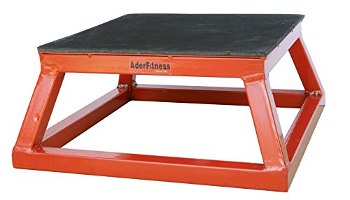 Ader Sporting Goods Plyometric Platform Box Set- 6" & 12" RED