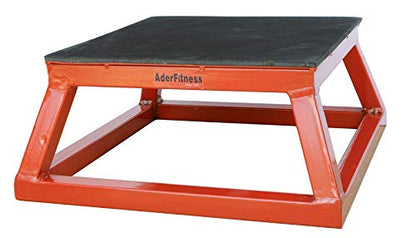Ader Sporting Goods Plyometric Platform Box Set- 6" & 12" RED