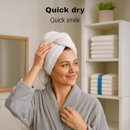 JMR White Bath Towels Bulk Pack of 12 (20x40) - 100% Cotton Lightweight & Quick-Dry Cotton Towels for Hotel, Rental Properties, Gym & Commercial Uses