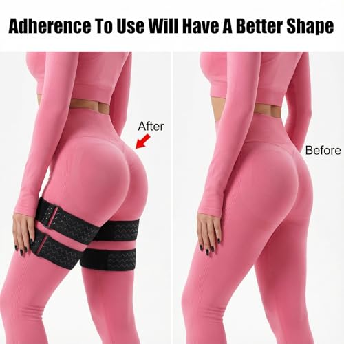 2PCS Blood Flow Restriction Bands BFR Occlusion Bands for Women Glutes Exercising Legs Butt Hip Building Workouts Squat Thigh Fitness