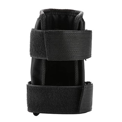 Weighted Wrist and Ankle Bands, 1 Pair Adjustable Ankle Wrist Weight Straps, Leg Arm Hand Cuff Weights with Empty Pocket for Steel Plates(Not Included) Maximum 11lbs, Training