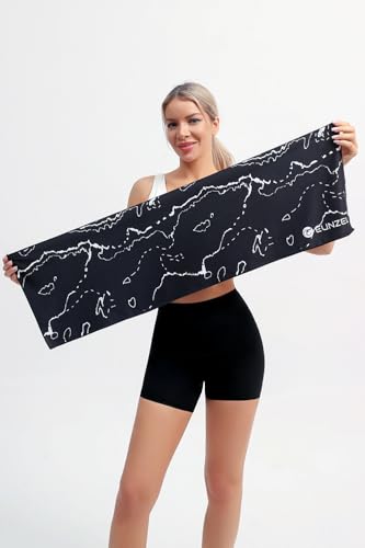 Eunzel Cooling Towel, Ice Towel for Neck, Soft Microfiber Chilly Towel Stay Cool for Sports, Yoga, Running, Gym, Workout, Biking, Camping & Outdoor Activities 40"x12"