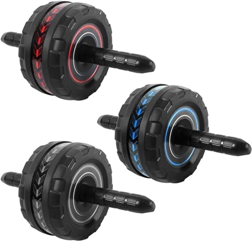 Exercise Wheels Anti-Slip Exercise Roller Abdominal Wheel Abdominal Exercise Roller Body Fitness Strength Training Dual Ab Roller Wheel New - color: B