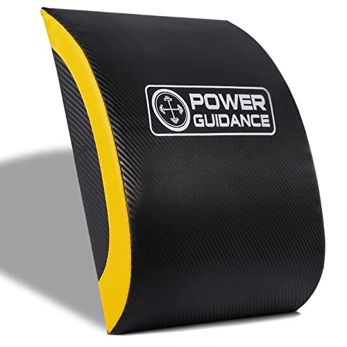 POWER GUIDANCE Ab Exercise Mat - Sit Up Pad - Abdominal & Core Trainer Mat for Full Range of Motion Ab Workouts - color: black #1, size: 14.2" x 11.8"