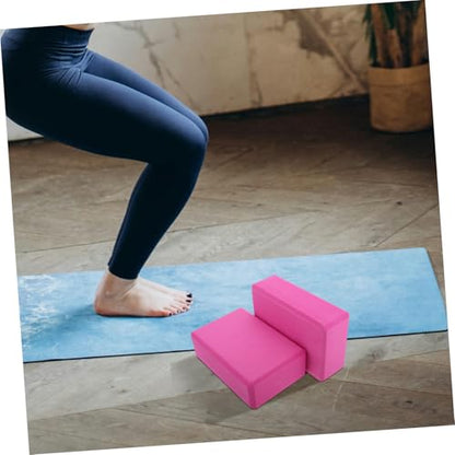 BESPORTBLE 2pcs Eva Non-slip Yoga Blocks for Flexibility Balance Exercises Yoga Training Bricks